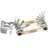 Crankbrothers Multitool 17 Gold Einheitsgröße