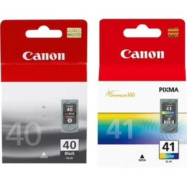 Canon PG-40 schwarz + CL-41 CMY