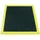 COBA Europe Arbeitsplatzmatte Gummi 0,9 m x 0,9 m schwarz/gelb