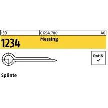 Industrial Quality Supplies ISO 1234 Splinte Messing 6,3 x 50 Ms S