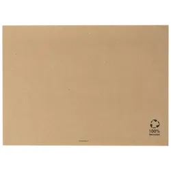 BIOZOYG 500 Stück Einweg Tischset 43x31cm Tischunterleger aus Recyclingpapier, ungebleicht, für Gastronomie und Events, Platzdeckchen, Tischaufleger