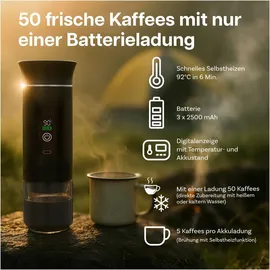 MMobiel Tragbare Kaffeemaschine schwarz