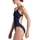 Nike Damen Cut-Out One Piece Schwimm-Slips, blau Midnight Navy), 30