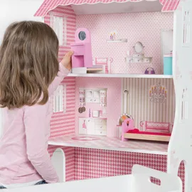 roba Puppenvilla für Ankleidepuppen rosa