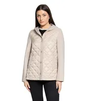 Betty Barclay Damen Wolljacke mit Kapuze 38, Nature Melange - 38