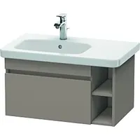 Duravit DuraStyle Waschtischunterbau DS639404343 Basalt Matt, 73x44,8x39,8cm, Becken links