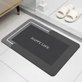 LXWINNER Super Absorbierende Badematte,Memory-Schaum-Badematten-Set,rutschfeste Mikrofaser Badematten,Badvorleger rutschfest Waschbar,Bademattens für Badewanne,Duschraum und Badezimmer