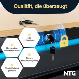 ntg nutzfahrzeug technik gmbh (32457 porta westfalica) Werkzeugwagen XXL inkl. 471 tlg. Werkzeug, 12 Schubladen mit Holzplatte – Schwarz/Blau