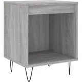 vidaXL Nachtschrank 2 Stk. 40 x 35 x 50 cm Grau