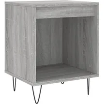 vidaXL Nachtschrank 2 Stk. 40 x 35 x 50 cm Grau