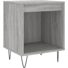 vidaXL Nachtschrank 2 Stk. 40 x 35 x 50 cm Grau