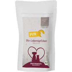 Herrmann's Kreativ-Mix Bio 100 Gramm Hundenassfutter Sparpaket 40 x 100 Gramm Lebertopf