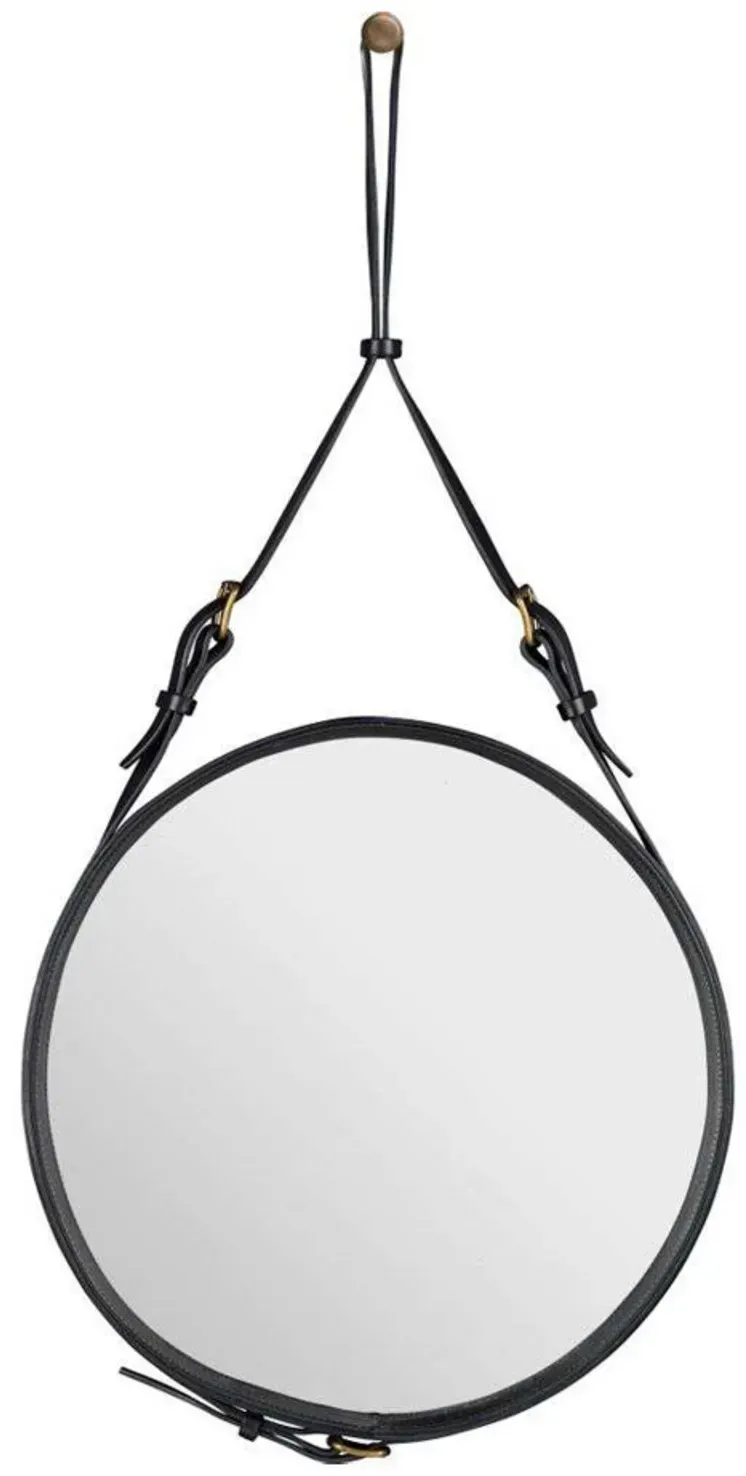 Spiegel GUBI, Schwarz, Glas - 90