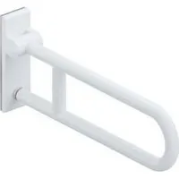 Hewi Serie 801 mobiler Stützklappgriff aquablau