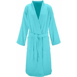 MY HOME Bademantel Travel türkis S