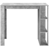 [en.casa] Bartisch Danderyd 120 x 60 x 106 cm Grau