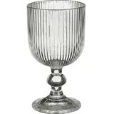 Mica decorations Dekofigur Mica Merlot Weinglas Glas 14,5 x Ø 8 cm