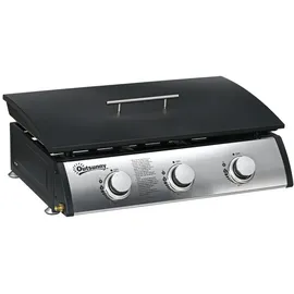 Outsunny Gasgrill Tischgrill schwarz