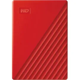 Western Digital My Passport 4 TB USB 3.2  rot WDBPKJ0040BRD-WESN