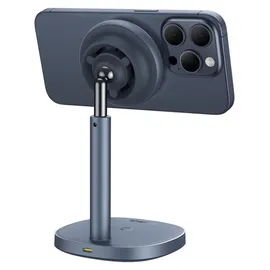 Baseus Orbit 2 Pro Smartphone-Halterung, kabelloses Laden, iPhone-Belüftung, 20 W, Grau