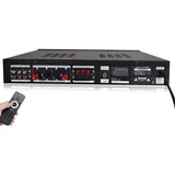 czyuRachel Stereo Verstärker, Mini Bluetooth Stereo-Audioverstärker Receiver, 600 W Led-Anzeig 5 Kanal Digital Vollverstärker & Fernbedienung Unterstützung Fm/Am Radio Für Home Entertainment