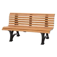Proregal Gartenbank Jamaika | 3-Sitzer | Holzoptik HxBxT 80x150x64cm