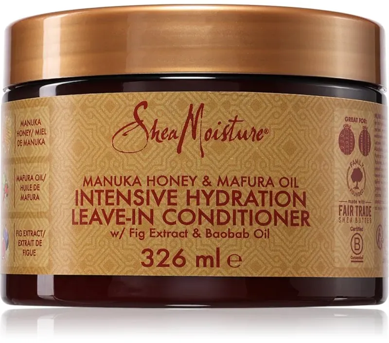 Shea Moisture Manuka Honey & Yogurt Leave-In Conditioner Conditioner ohne Ausspülen für beschädigtes Haar 326 ml