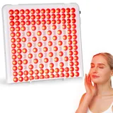 Rotlichtlampe, Unegnel Infrarotlampe Combo 660nm und 850nm, 169 LEDs Rotlichtlampe Gesicht mit Ständer, Timer, Rotlicht Panel für Gesicht, Hals, Körper, Muskel, Rücken