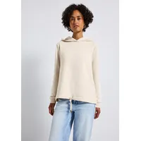 STREET ONE Hoodie mit Gallonstreifen Beige 42