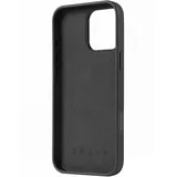 Mujjo iPhone 16 Pro Max Leder Case mit MagSafe schwarz