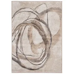 Webteppich Perle in Beige ca. 120x170cm