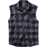 Brandit Textil Check Hemd Black / Grey 3XL
