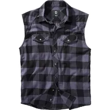 Brandit Textil Check Hemd Black / Grey 3XL