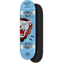 Skateboard PLAYLIFE „Lion“ Skate-/Longboards bunt (mehrfarbig) Kinder Skateboards Waveboards