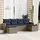 vidaXL Gartensofa-Set 6-tlg. grau
