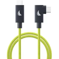 Angelbird USB-C 4.0 Solid FlexTM Kabel Right-Angle Lime 32cm