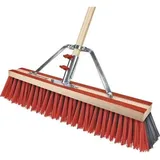 Peggy Perfect Straßenbesen Bulldozer 600 mm Rot