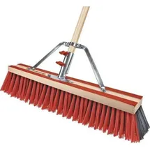 Peggy Perfect Straßenbesen Bulldozer 600 mm Rot