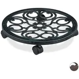 Relaxdays Pflanzenroller rund 5 x