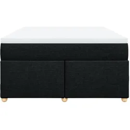 vidaXL Boxspringbett 140 x 200 cm Schwarz