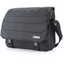 National Geographic "Pro", Damen, Gr. B/H/T: 10,5cm x 31cm x 38cm, schwarz, Nylon, unifarben, Taschen Schultertasche, mit Überschlag