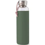 Black+Blum Glaswasserflasche 600ml Olive - One Size