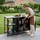 casa.pro Outdoorset Bolognano Standregal und Schrank Schwarz, matt