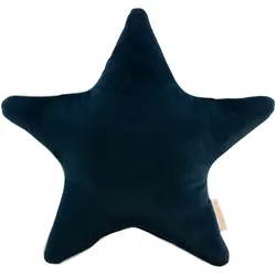 Nobodinoz - Aristote Star Samt-Kissen, 40 x 40 cm, night blue