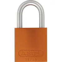 ABUS Vorhängeschloss 72LL/40 orange vs. 1 Schlüssel