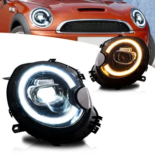 vland motor VLAND Scheinwerfer für Mini Cooper R55 R56 R57 R58 R59 2007-2013, Mit E-Prüfzeichen