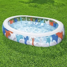 BESTWAY Pool Elliptic Planschbecken 229 x 152 x 51 cm (54066)