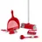 Dirt Devil Reinigungs-Set 6tlg. Rot