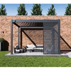 Paragon - Outdoor Lamellen Sichtschutz | Zubehör für Pergola Grand Tuscan | Gr. 10