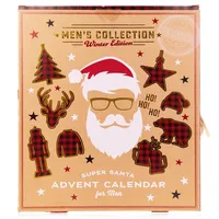 ACCENTRA Kosmetik-Adventskalender SANTA BOOK Body Care Adventskalender für Männer - Körperpflege, zum Aufklappen
